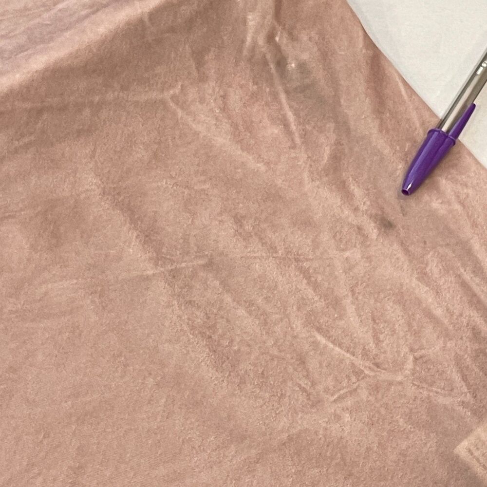 ~ NEW* Anthropologie Lg Tilda Strapless Top Velvet, Lt Mauve Muted Grayish Blush - Picture 8 of 16
